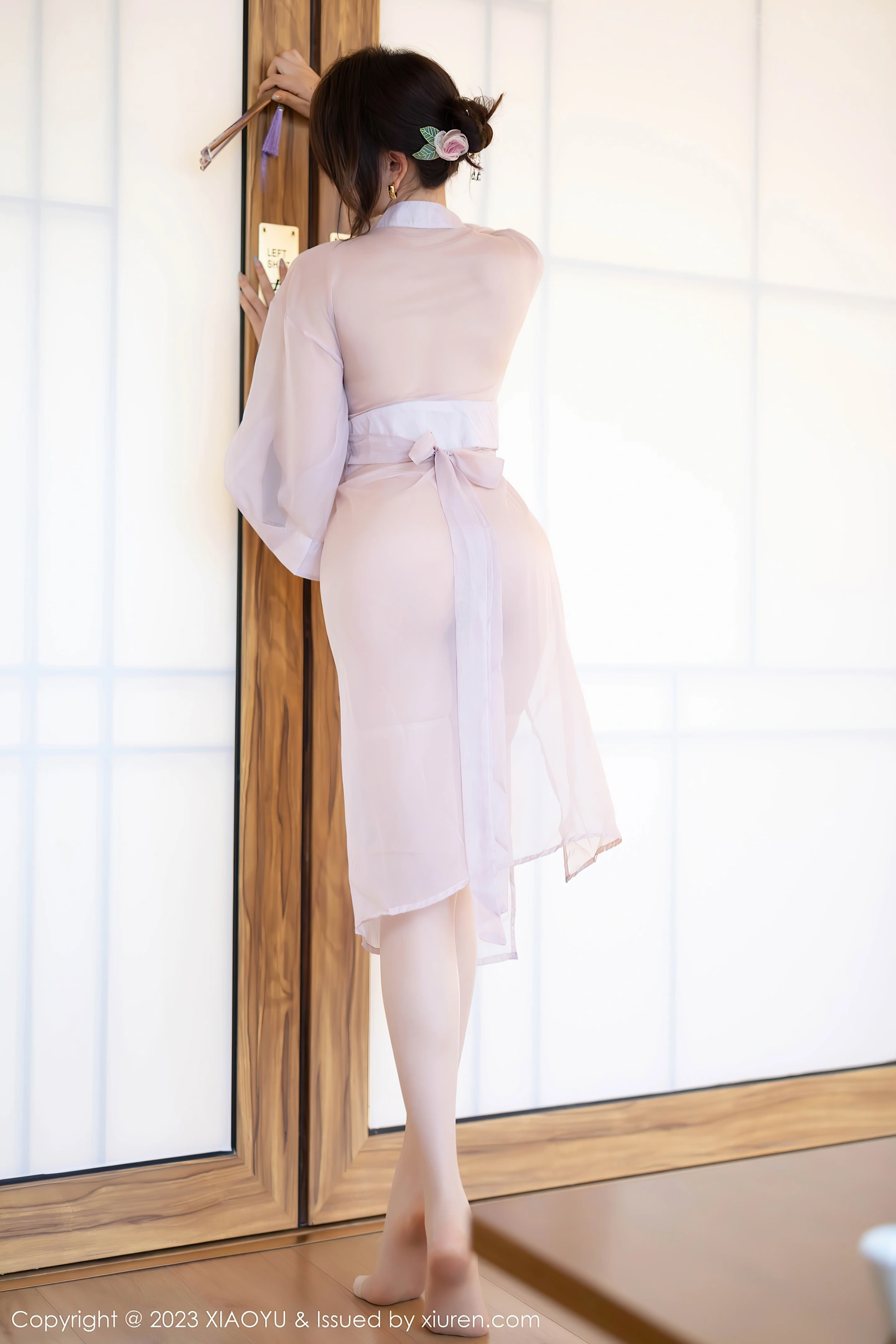 图片[3]-[XiaoYu画语界]Vol.1076 女神徐莉芝Booty性感轻透薄纱服配超薄肉丝秀曼妙身姿诱惑写真84P-秀人网官方网站